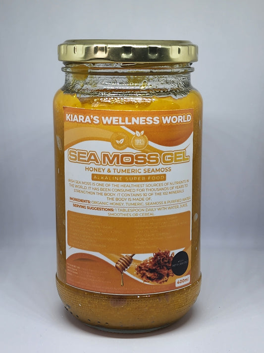 Honey & Turmeric Sea Moss Gel 400ml