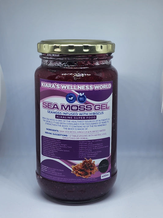 Hibiscus Sea Moss Gel 400ml